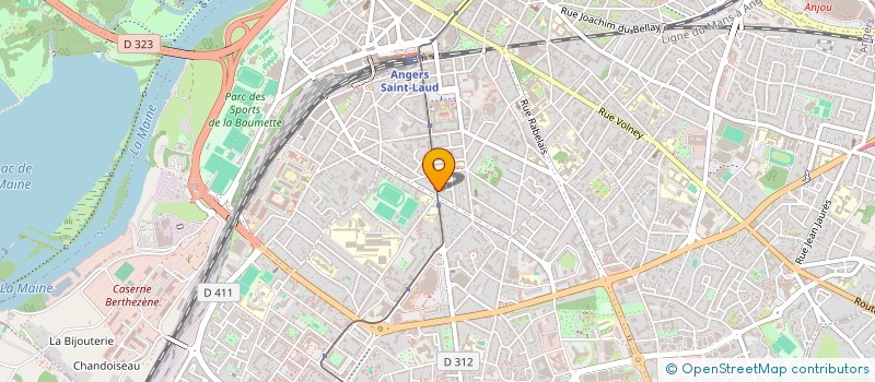 localisation de l'entreprise ALEXANDRE EXPERTISES à ANGERS