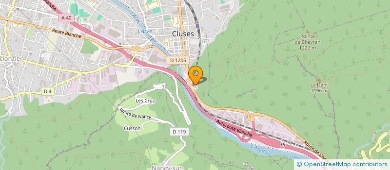 localisation de l'entreprise ALEXANDRE GANDER  CLUSES