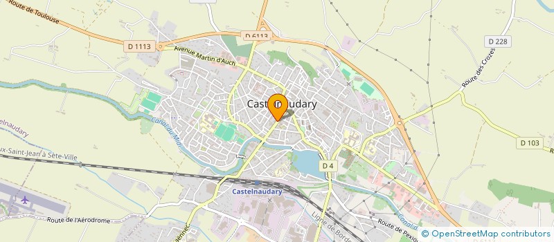 localisation de l'entreprise ALEXANDRE GREFFIER IMMOBILIER  CASTELNAUDARY