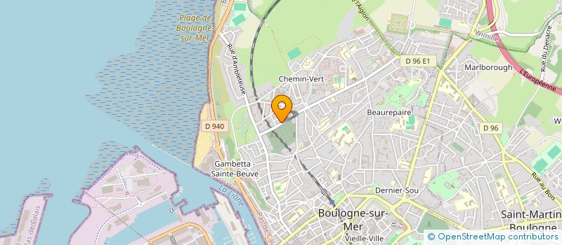 localisation de l'entreprise ALEXANDRE HERVE à BOULOGNE-SUR-MER