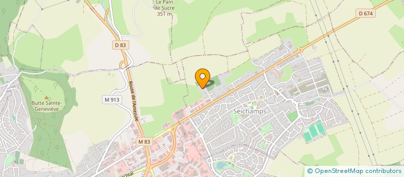 localisation de l'entreprise ALEXANDRE HUBERT  SEICHAMPS