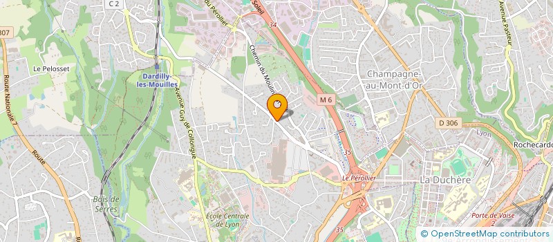 localisation de l'entreprise ALEXANDRE II  ECULLY