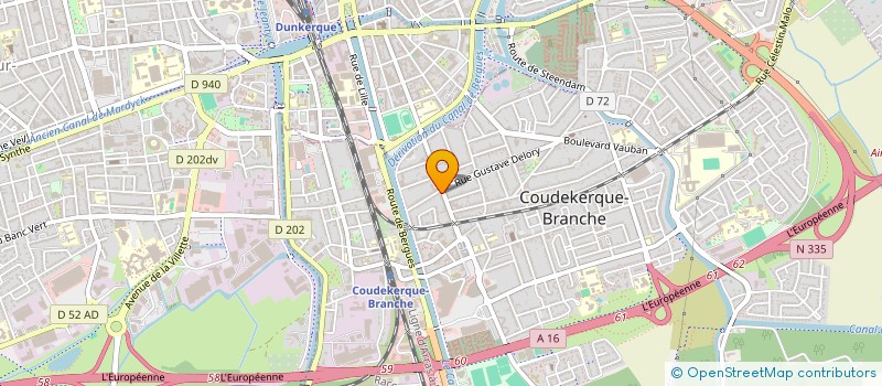 localisation de l'entreprise ALEXANDRE III  COUDEKERQUE-BRANCHE