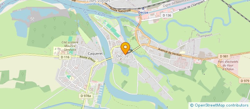 localisation de l'entreprise ALEXANDRE IMMOBILIER à DECIZE