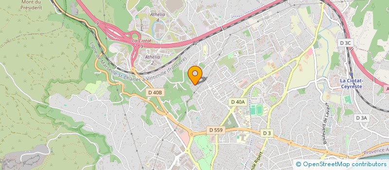 localisation de l'entreprise ALEXANDRE JULLIAT AUTOMOTIVE MANAGEMENT  LA CIOTAT