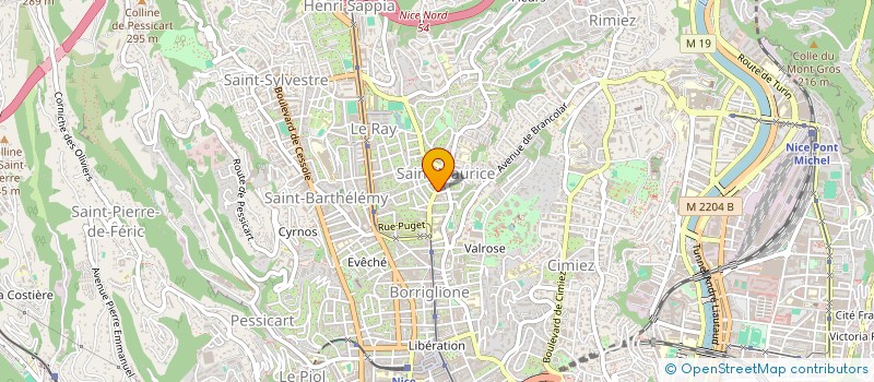 localisation de l'entreprise ALEXANDRE KSON MARKETING  NICE