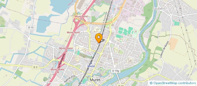 localisation de l'entreprise ALEXANDRE LABAYSSE TAXI  MURET