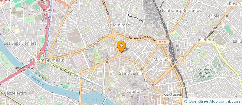 localisation de l'entreprise ALEXANDRE & LAURENT à TOULOUSE