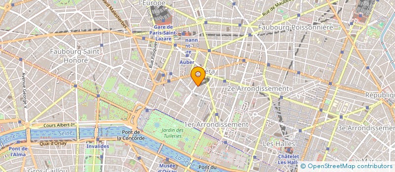 localisation de l'entreprise ALEXANDRE LEGER - EXPERTISE ET CONSEIL à PARIS