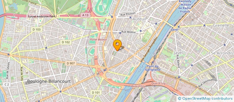 localisation de l'entreprise ALEXANDRE LEVANDOWSKY SARL  PARIS