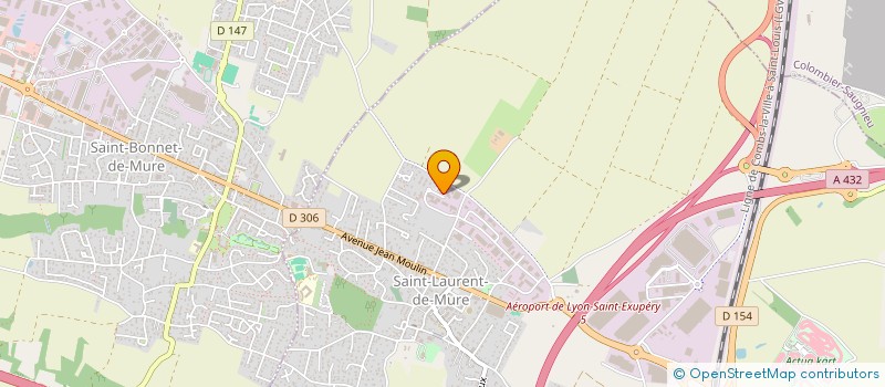 localisation de l'entreprise ALEXANDRE LUCIANI IMMOBILIER  SAINT-LAURENT-DE-MURE