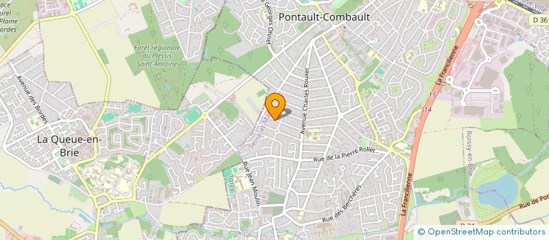 localisation de l'entreprise ALEXANDRE MAGNOLIAS  PONTAULT-COMBAULT