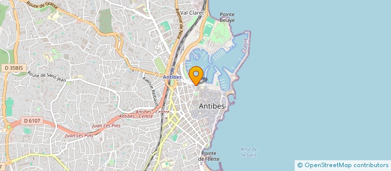 localisation de l'entreprise ALEXANDRE MARINE à ANTIBES