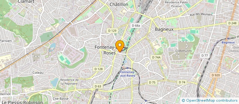 localisation de l'entreprise ALEXANDRE'O à FONTENAY-AUX-ROSES