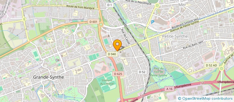 localisation de l'entreprise ALEXANDRE OCEANE COIFFURE  DUNKERQUE