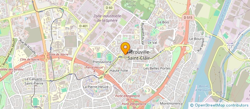 localisation de l'entreprise ALEXANDRE P. à HEROUVILLE-SAINT-CLAIR