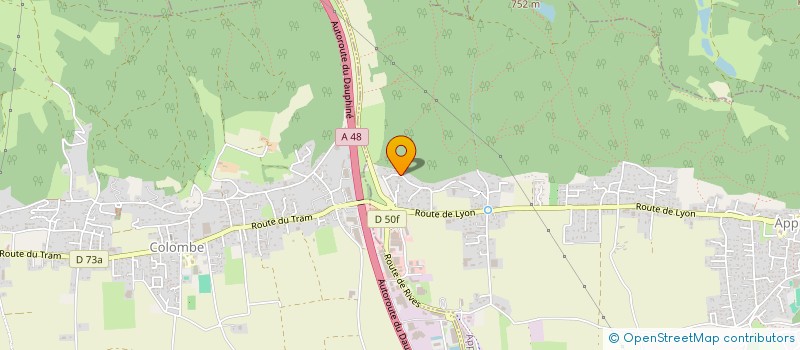 localisation de l'entreprise ALEXANDRE PARADIS CONSEIL  APPRIEU