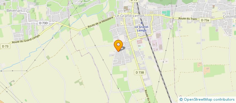 localisation de l'entreprise ALEXANDRE PEINTURE  LE GRAND-LEMPS