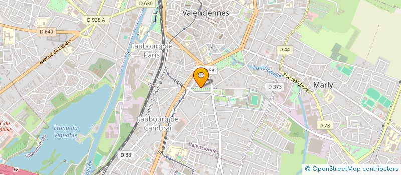 localisation de l'entreprise ALEXANDRE PIRON  VALENCIENNES