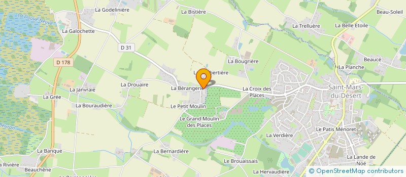localisation de l'entreprise ALEXANDRE PLOMBIER CHAUFFAGISTE à SAINT-MARS-DU-DESERT