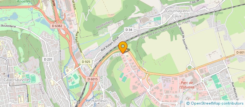 localisation de l'entreprise ALEXANDRE.R  HARFLEUR