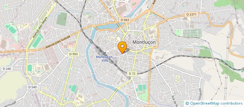 localisation de l'entreprise ALEXANDRE RESLINGER ET AMANDA GUILLET, NOTAIRES ASSOCIES D'UNE SOCIETE CIVILE PROFESIONNELLE TITULAIRE D'UN à MONTLUCON