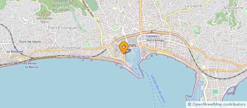 localisation de l'entreprise ALEXANDRE SAINT PIERRE à CANNES