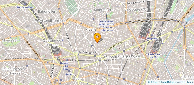 localisation de l'entreprise ALEXANDRE SARL à PARIS