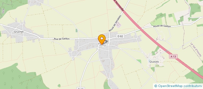 localisation de l'entreprise ALEXANDRE SCHIBINESS  AILLY