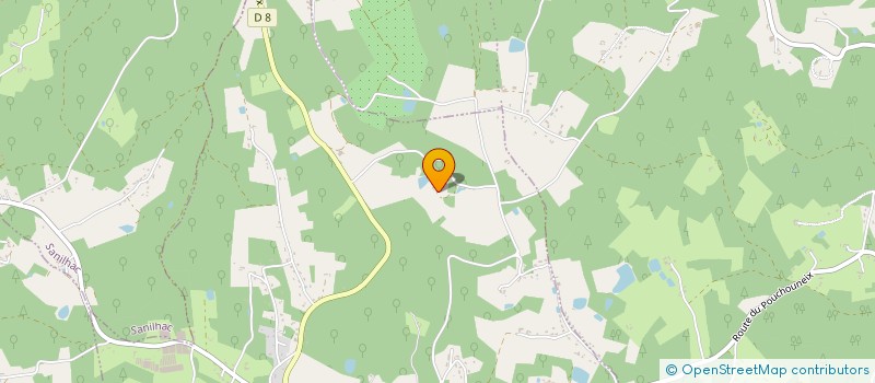 localisation de l'entreprise ALEXANDRE TAXI  SANILHAC