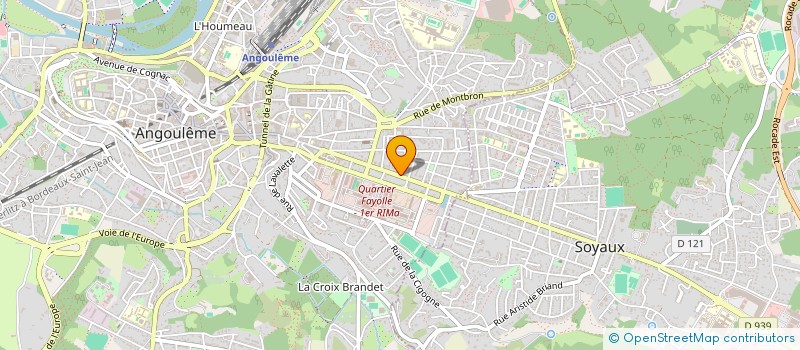 localisation de l'entreprise ALEXANDRE TRAMON à ANGOULEME