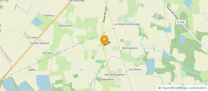 localisation de l'entreprise ALEXANDRE VIOLLAND MARECHALERIE à SAINT-TRIVIER-SUR-MOIGNANS