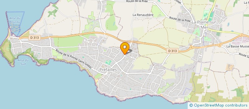 localisation de l'entreprise ALEXANDRE WEBER  PREFAILLES