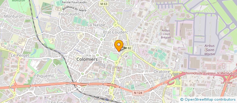 localisation de l'entreprise ALEXANDRE ZANGHIERI à COLOMIERS