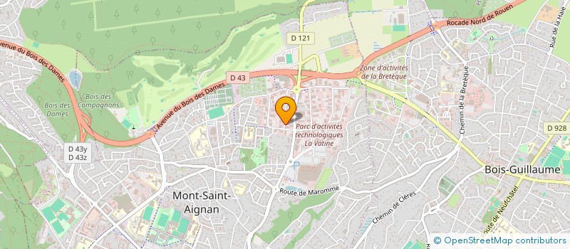 localisation de l'entreprise ALEXANDRIE à MONT-SAINT-AIGNAN