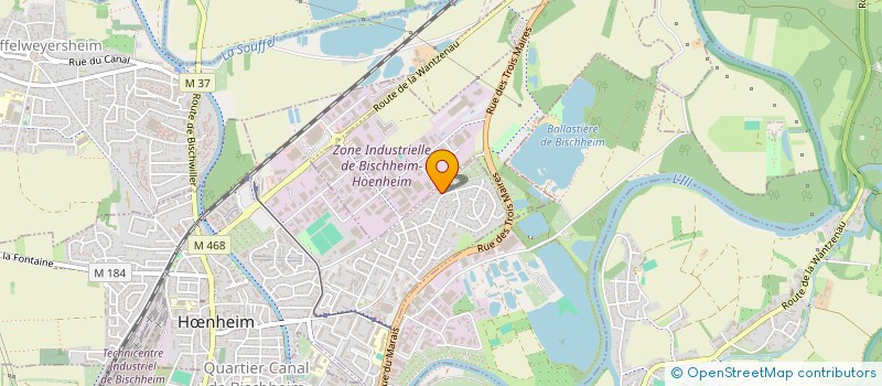 localisation de l'entreprise ALEXANDRIE  HNHEIM