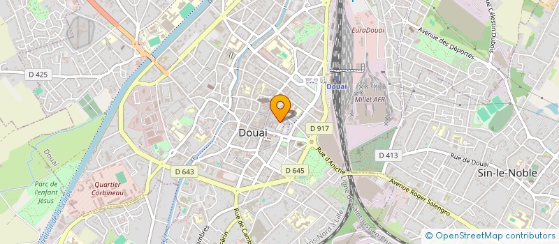 localisation de l'entreprise ALEXANDRIE à DOUAI