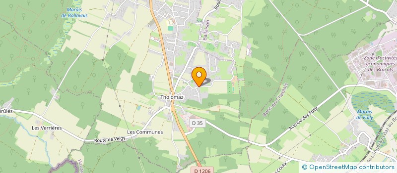 localisation de l'entreprise ALEXANDRINE 74  LOISIN