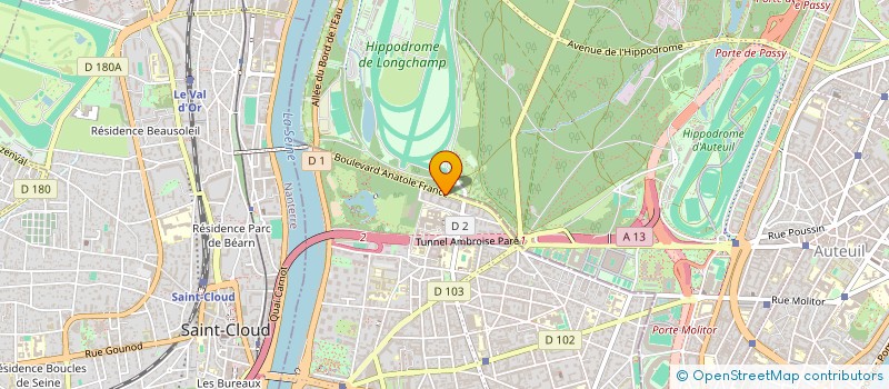 localisation de l'entreprise ALEXANDRINE à BOULOGNE-BILLANCOURT