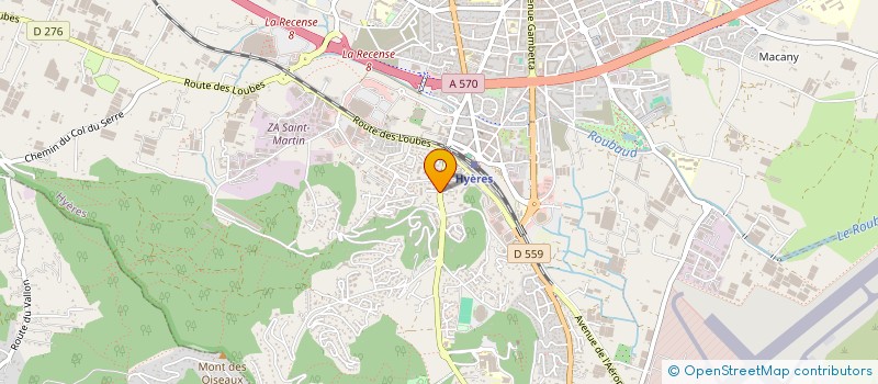 localisation de l'entreprise ALEXANDRINE RENNER EXPERTISE à HYERES