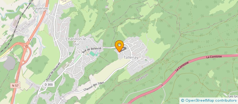 localisation de l'entreprise ALEXANDRU  TALLENAY