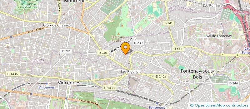 localisation de l'entreprise ALEXANDY à FONTENAY-SOUS-BOIS