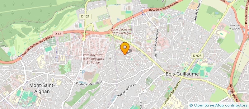 localisation de l'entreprise ALEXANGE  BOIS-GUILLAUME