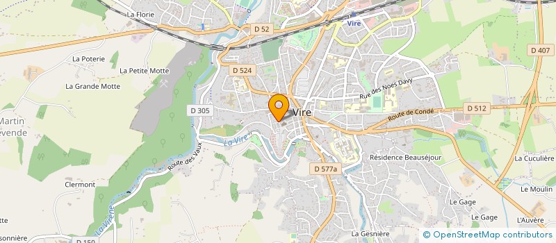 localisation de l'entreprise ALEXANN DISTRIBUTION à VIRE-NORMANDIE
