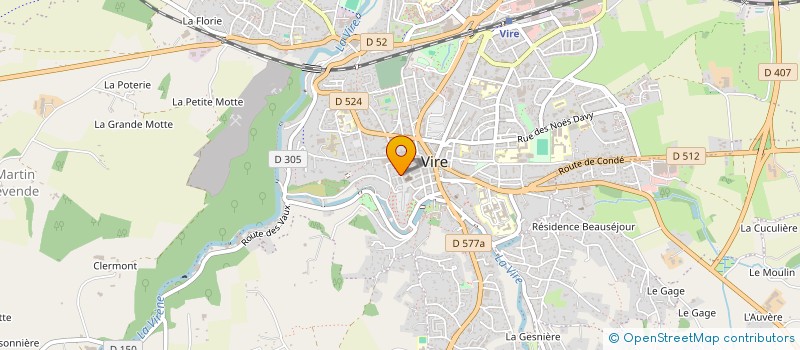 localisation de l'entreprise ALEXANN'FORMATION à VIRE-NORMANDIE