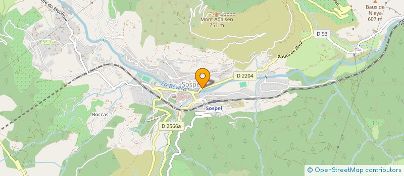 localisation de l'entreprise ALEXANNE à SOSPEL