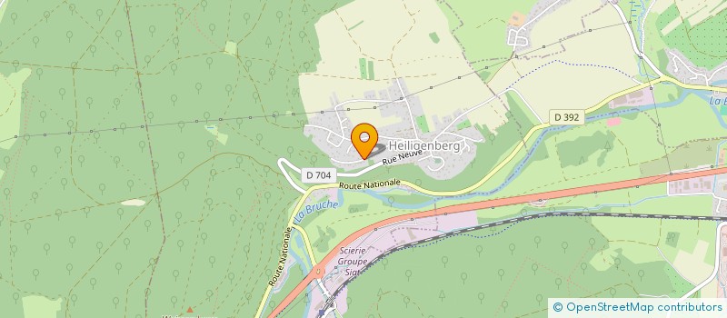 localisation de l'entreprise ALEXAS SYSTEMES - ASCENSEURS CONSEILS  HEILIGENBERG