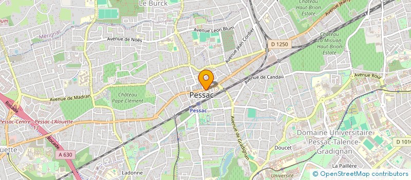 localisation de l'entreprise ALEXAUR SAS à PESSAC