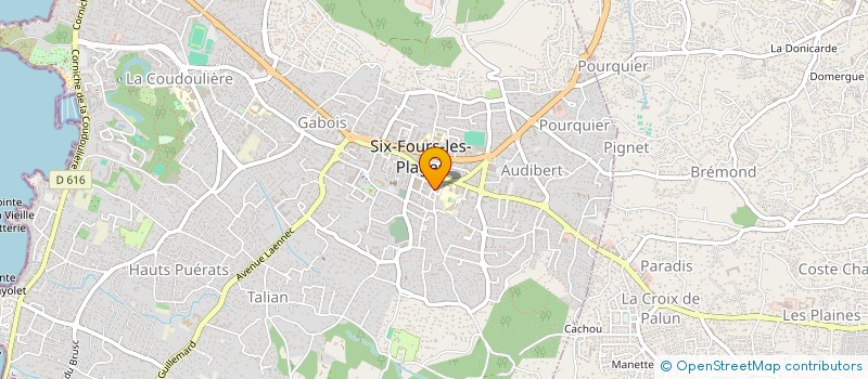 localisation de l'entreprise ALEXCAM à SIX-FOURS-LES-PLAGES