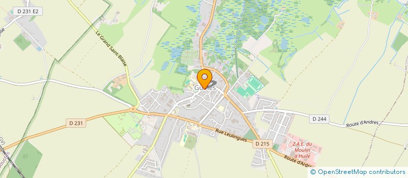 localisation de l'entreprise ALEXCOIFF  GUINES